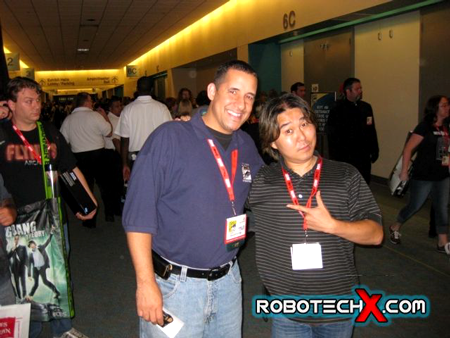 Tommy Yune after the Robotech Industry Panel